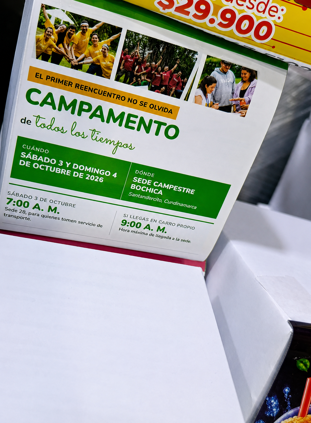 Cuarto de carta 4x0 — imagen 2